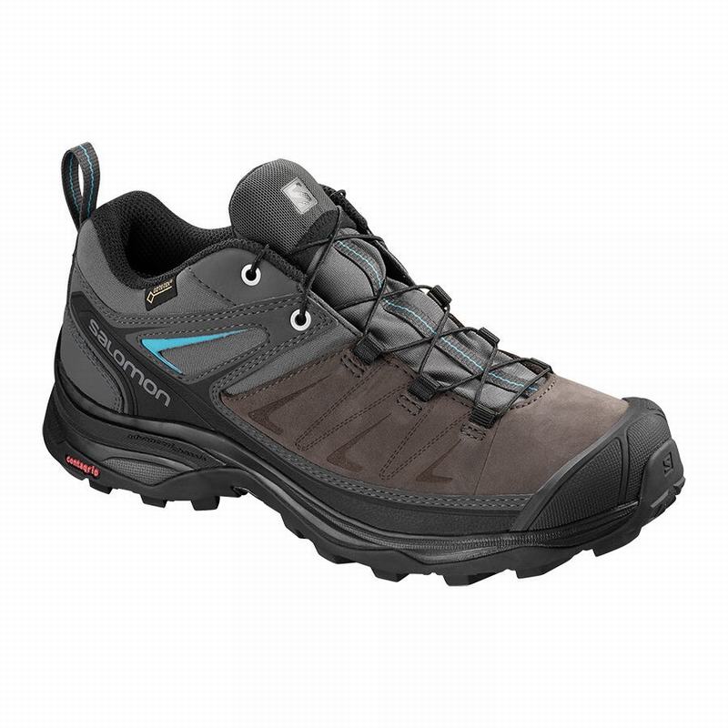 Zapatillas Trekking Salomon Mujer Gris - Salomon Argentina X ULTRA 3 LTR GTX W ,036584-WSA